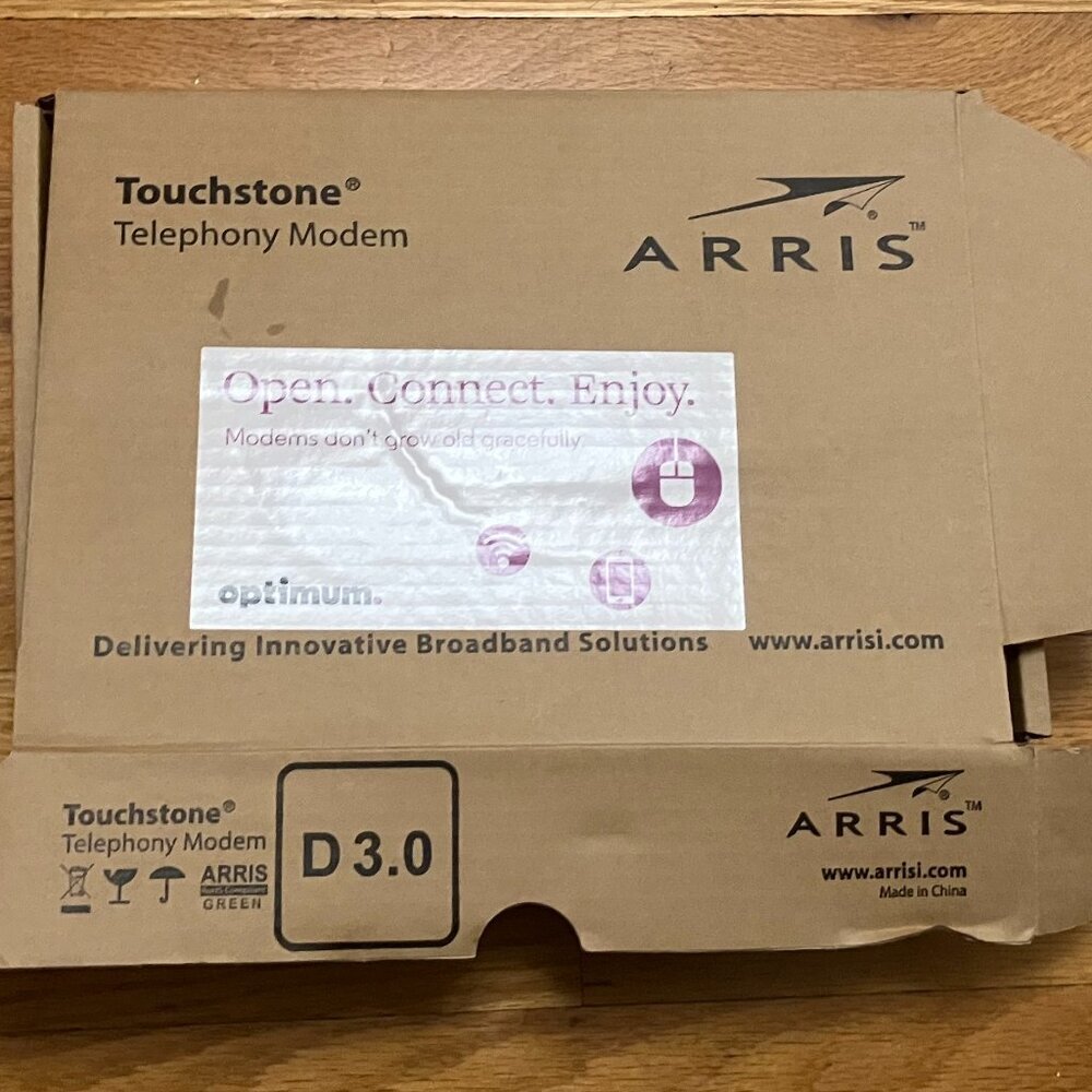 NWT Arris Touchstone TM822G DOCSIS 3.0 Telephony Modem - Picture 2 of 2